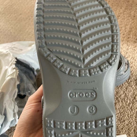 BOYS Crocs Baya lined clog charcoal - Picture 4 of 5